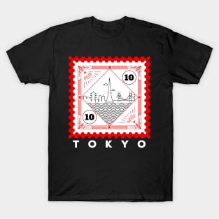 Tokyo Stamp Design T-Shirt